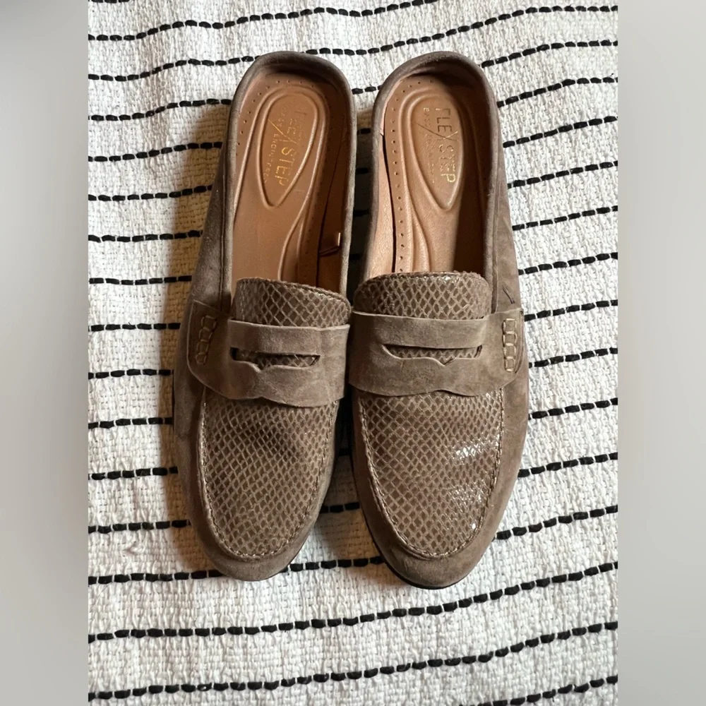 Bass Flex step Nicole Leather Mule / Loafers, size 8 - Picture 2 of 11